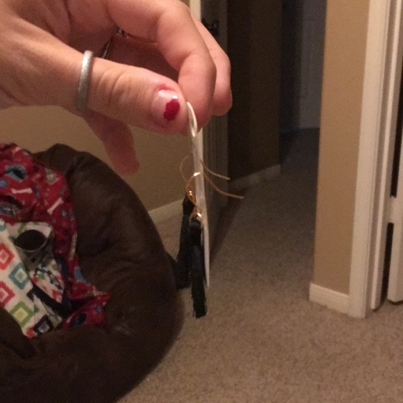 NEW 3 earring bundle! Two tassel and one hoop - Picture 5 of 8